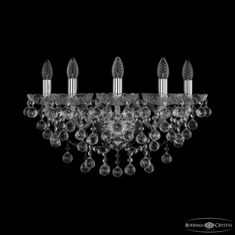Бра Bohemia Ivele Crystal 1409 1409B/5/195/XL Ni 