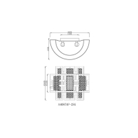 Накладной светильник Arte Lamp Blake A4087AP-2SG