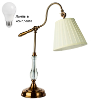 Настольная лампа в комплекте с лампочкой  Arte lamp A1509LT-1PB+Lamps