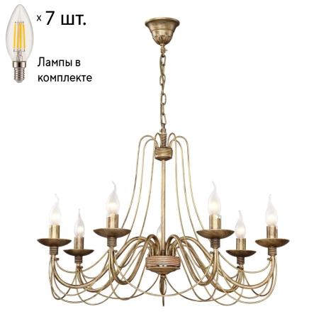 Подвесная люстра с лампочками от Lustrof 2163-519110 