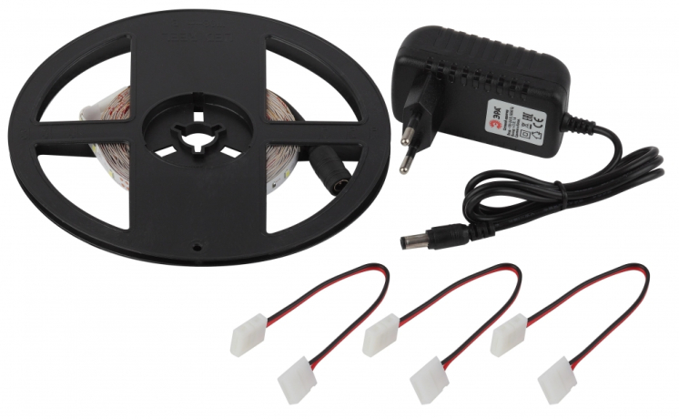 2835kit-4,8-60-12-IP20-2700-5m  ЭРА Комплект светодиодной ленты 2835kit-4,8-60-12-IP20-2700-5m Б0043062 