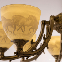 Торшер Bohemia Ivele Crystal 72009T/8/210 FP P1 U Horse