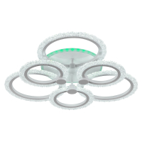 Светодиодная диммируемая люстра с ПДУ Profit Light 8003/3+3 WHT A