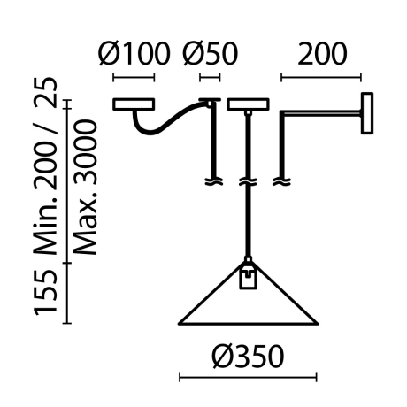 Подвесной светильник Maytoni Basic colors MOD167PL-01W 