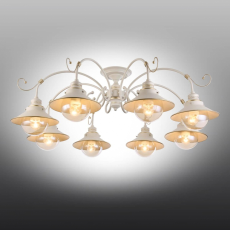 Люстра потолочная с лампочками Omnilux OML-50807-08+Lamps 