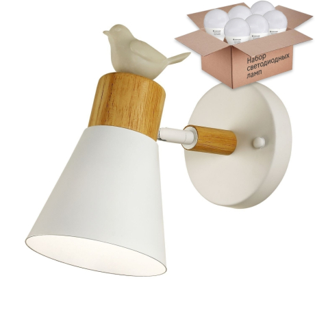 Бра F-promo Uccello с лампочкой 2939-1W+Lamps E27 P45 