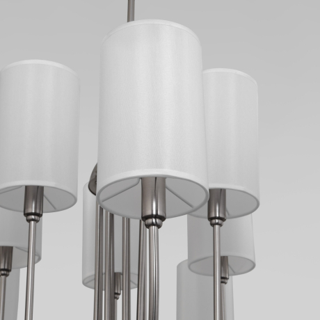 Подвесная люстра с тканевыми абажурами Eurosvet Abbey 60164/10 (a065750) 