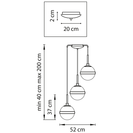 813137 Подвесная люстра Lightstar с поддержкой Маруся Globo 