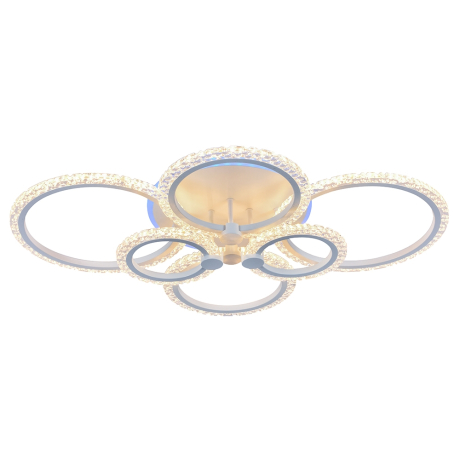 Светодиодная диммируемая люстра с ПДУ Profit Light 8027/6 WHT 