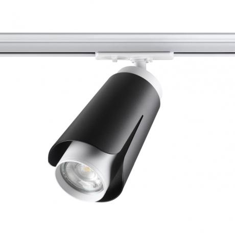 Однофазный светильник для шинопровода с лампочкой Novotech 370836+Lamps 