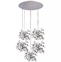 Люстра подвесная с Led лампочками в комплекте Lightstar L5PR721134+Lamps