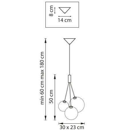 Подвесная люстра Lightstar Sferetta 801039 