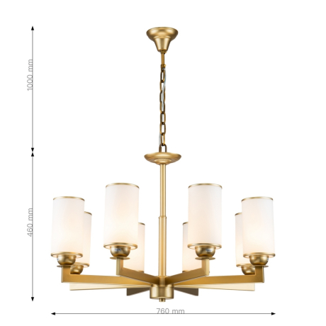 Подвесная люстра Favourite Sollemnis 2621-8P 