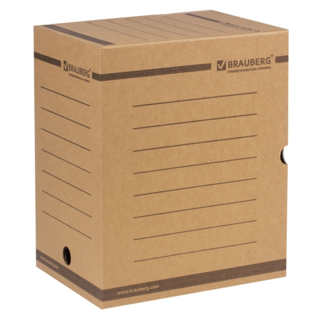 Нарушена упаковка.  <199925> Короб архивный с клапаном А4 (260х325 мм) () 126510