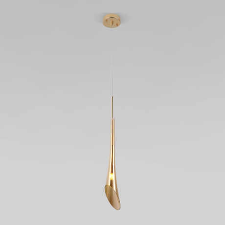 Подвесной светильник Eurosvet Folio 50224/1 янтарный 