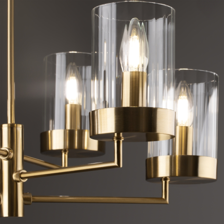 Люстра на штанге Freya Clip FR5426PL-06BS 