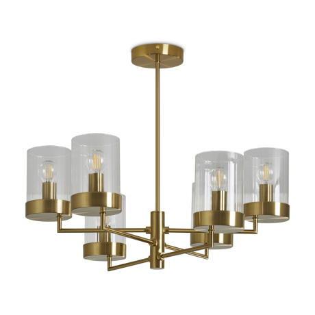 Люстра на штанге Freya Clip FR5426PL-06BS 