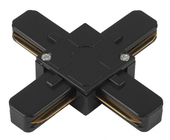 Коннектор х-образный ЭРА Trek TR7-C 2W X BK Б0032183 