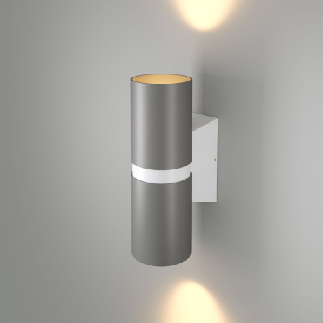 Уличный настенный светильник Elektrostandard Liberty 35124/U серый/белый (a060098)