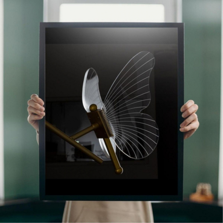 Нарушена упаковка!  <436890> Бра бабочка Arte Lamp Darcy A2187AP-1GO