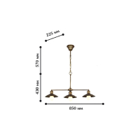 Подвесной светильник Favourite Magrib 1214-3P1