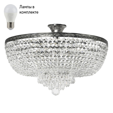 Люстра потолочная с Led лампочками в комплекте Arti Lampadari Nonna E 1.3.50.503 N+Lamps 
