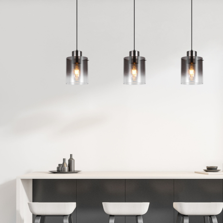 Подвесной светильник Eurosvet Trim 50227/1 дымчатый