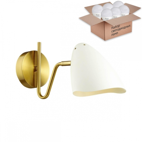 Бра Lumion Madison с лампочкой 4540/1W+Lamps E14 P45 