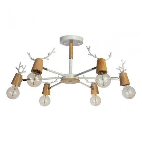 Люстра на штанге Loft it Sven 10024/6 White 