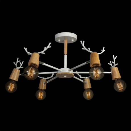 Люстра на штанге Loft it Sven 10024/6 White 