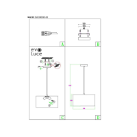 Подвесной светильник EVOLUCE Brescia SLE300503-03