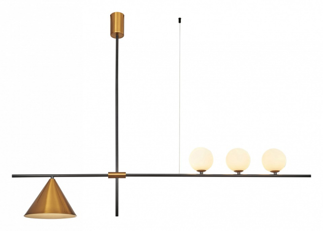 Светильник на штанге Indigo Breve 11031/4R Brass 