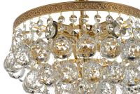 Люстра потолочная с Led лампочками в комплекте Arti Lampadari Castellana E 1.3.30.501 G+Lamps