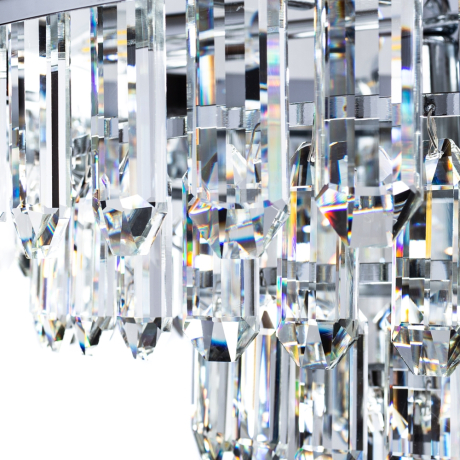 Подвесная люстра в гостиную с 8 LED лампами. Комплект от Lustrof №298863-709123 