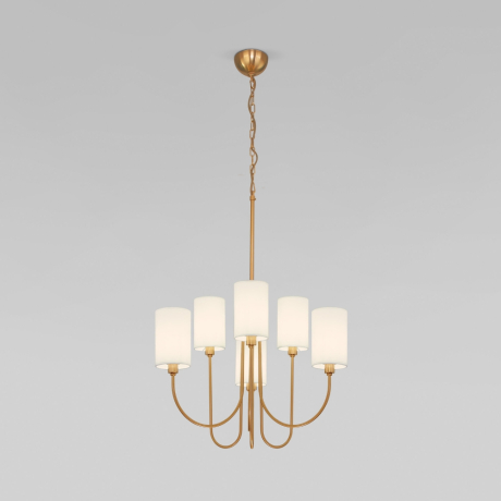 Подвесная люстра с тканевыми абажурами Eurosvet Abbey 60164/6 (a065745) 