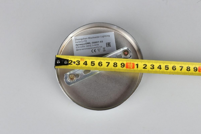 Люстра с поддержкой Алисы потолочная Omnilux OML-56607-03-A 