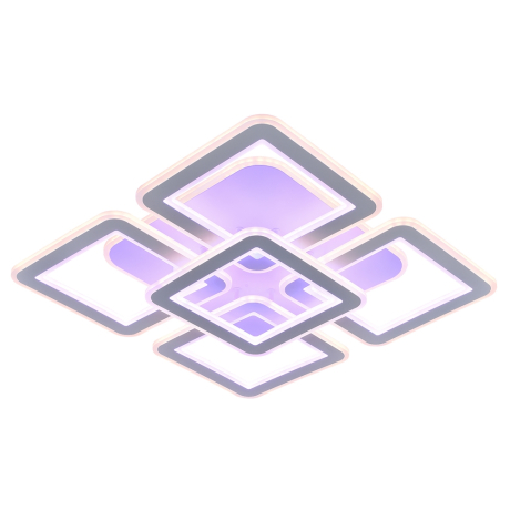 Светодиодная диммируемая люстра с ПДУ Profit Light 8009/4+1 WHT 