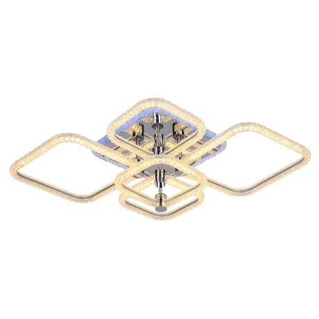 Потолочная светодиодная люстра с пультом ДУ Profit Light 8049/5 CHR 