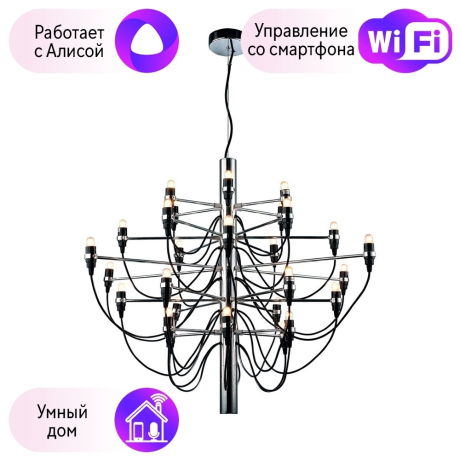 Подвесная люстра DIVINARE MOLTO с поддержкой Алиса 8030/02 LM-30-A 