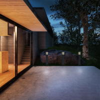 1550 TECHNO черный акция Уличный фонарный столб Elektrostandard (a035095)