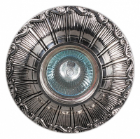 Встраиваемый светильник Sneha 6010/D MR16 SL+BK