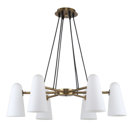 Подвесная люстра с лампочками Favourite Vision 2763-6P+Lamps E14 Свеча 