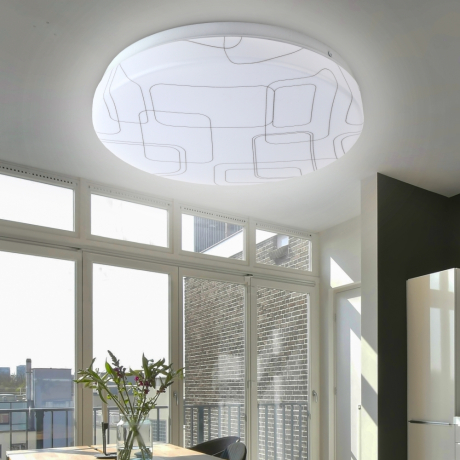 Потолочный светодиодный светильник ЭРА SPB-6-12-4K Feya круглый Б0053327 