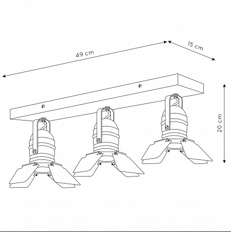 Спот Lucide Picto 17997/03/35 