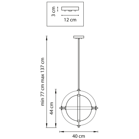 Светильник подвесной с Led лампочками в комплекте Lightstar 816043+Lamps 