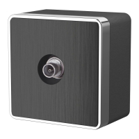 ТВ-розетка Werkel Gallant (графит рифленый) W5083004