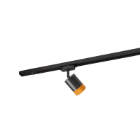 Однофазный LED светильник 7W 3000К для трека Denkirs DK6405-BG