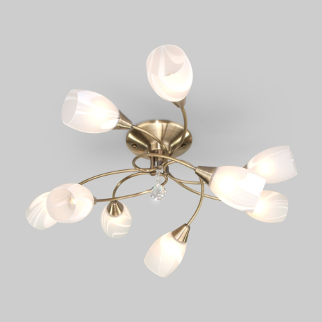 Потолочная люстра Eurosvet Virginia 2275/9 античная бронза 