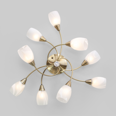 Потолочная люстра Eurosvet Virginia 2275/9 античная бронза 