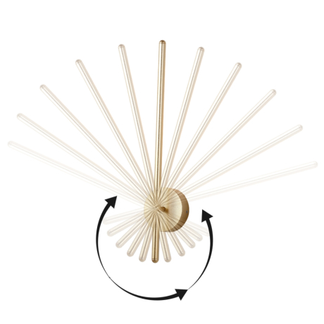 Настенный светильник Crystal Lux VERDE AP L700 GOLD NEW 